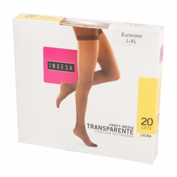 Panty Media Lycra Supervelada Negras 20 Den INGESA - Imagen 17