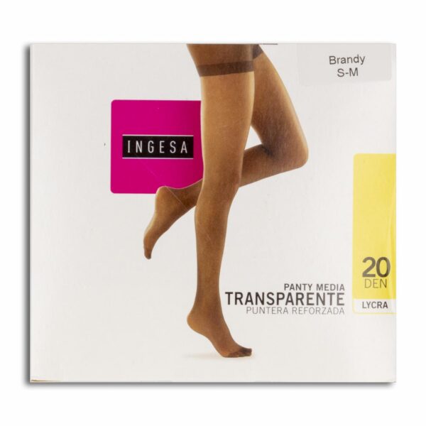 Panty Media Lycra Supervelada Negras 20 Den INGESA - Imagen 13