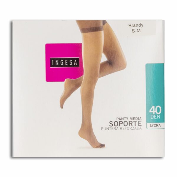 Panty Media Lycra Soporte Negras 40 Den INGESA - Imagen 10