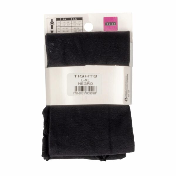 Panty Media Lycra Tinghts Negras 80 Den INGESA - Imagen 2
