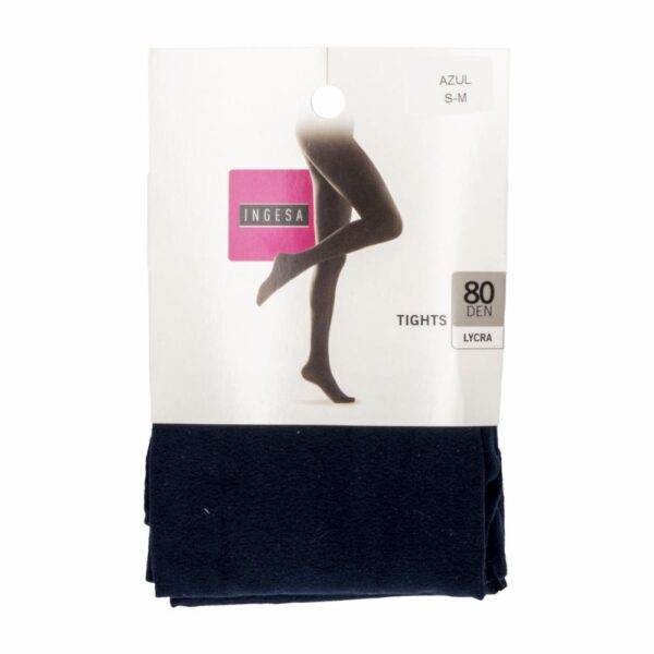 Panty Media Lycra Tinghts Negras 80 Den INGESA - Imagen 8