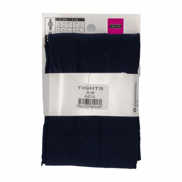 Panty Media Lycra Tinghts Azul 80 Den INGESA - Imagen 2