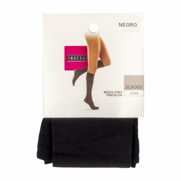 Media Para Pantalón Lycra Slacks Negras 005 INGESA