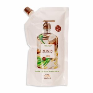 Jabón Liquido Humectante De Coco Y Vainilla MISTY 400 Ml