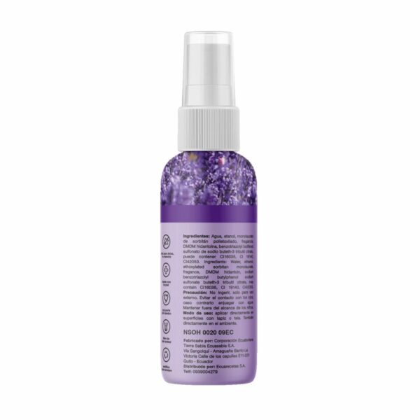 Ambientador Para Auto Fragancia Lavanda Y Toronja CLEAN CODE 60 Ml - Imagen 2