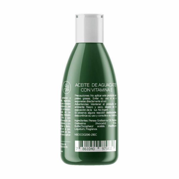 Aceite Cosmético De Aguacate STUDIO NUNA 60 Ml - Imagen 2