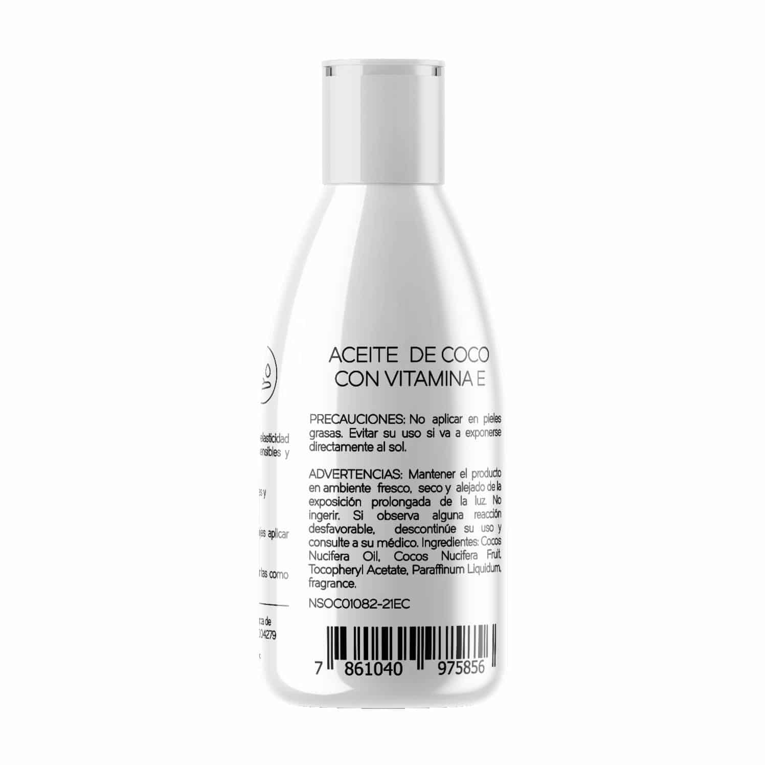 Aceite Cosmético De Coco STUDIO NUNA 60 Ml - Imagen 2