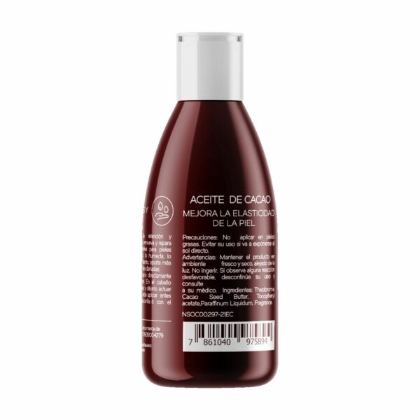 Aceite Cosmético De Cacao STUDIO NUNA 60 Ml - Imagen 2