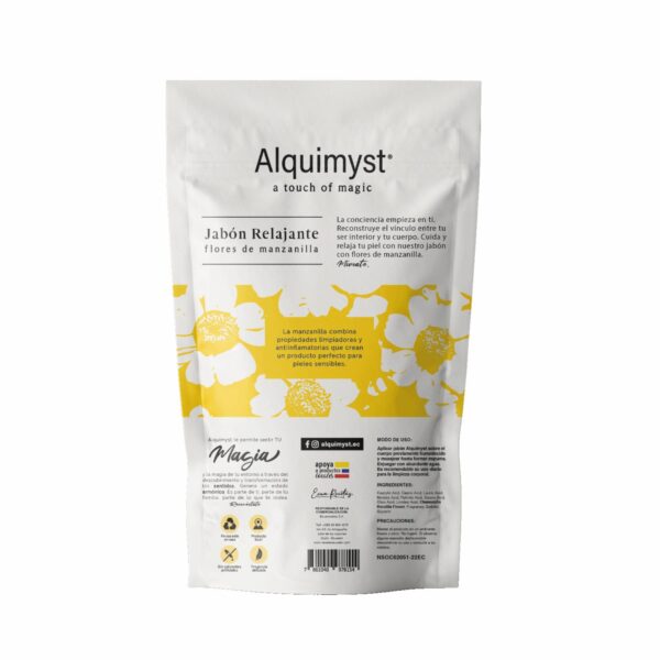 Jabón En Barra Relajante Con Flores De Manzanilla Suavidad Extrema ALQUIMYST 3X90 G - Imagen 2