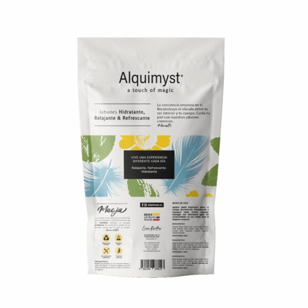 Jabón En Barra Hidratante Refrescante Y Relajante ALQUIMYST 3X90 G - Imagen 2