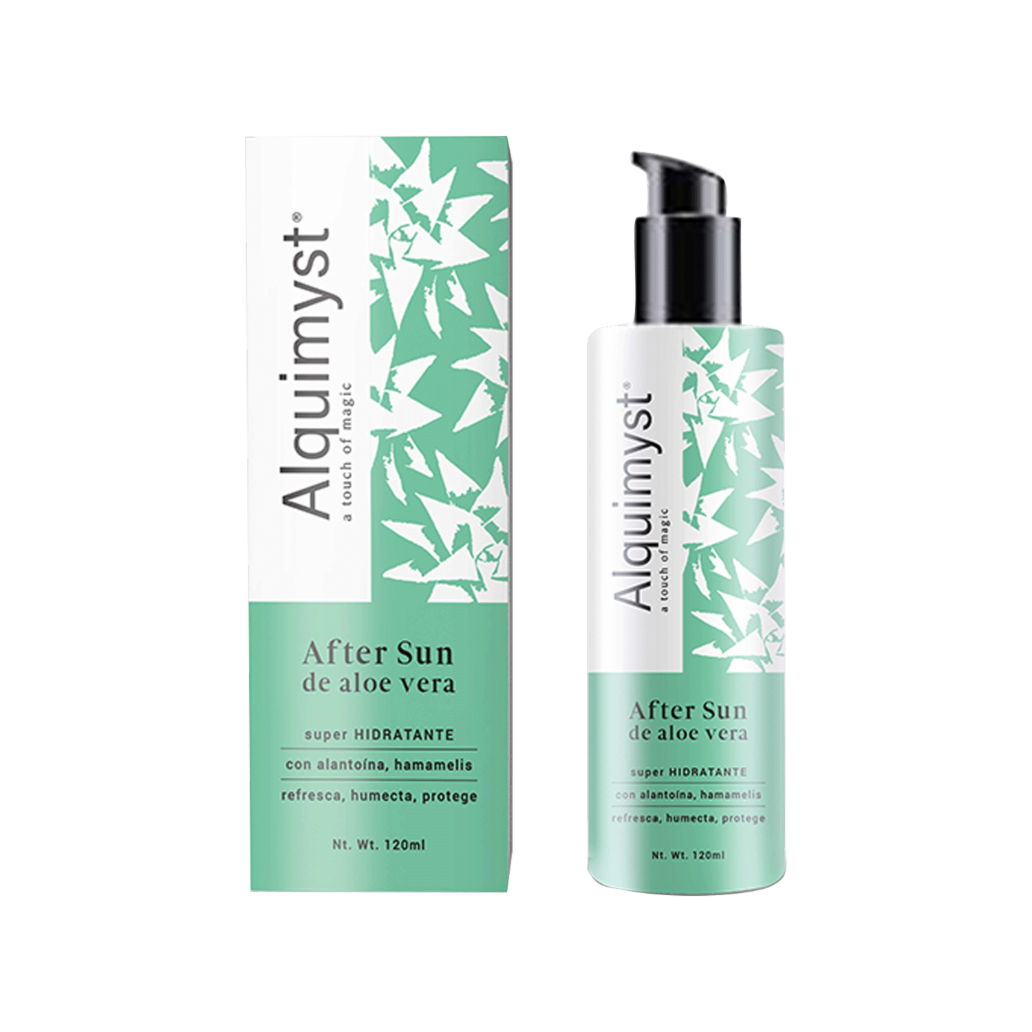 Post Solar Gel Aloe Vera ALQUIMYST 120 Ml - Imagen 2