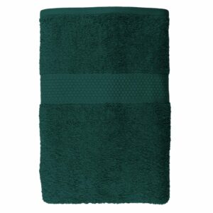 Toalla De Baño Verde Oscuro 580 G/M² 100% Algodón FREE HOME 140 X 70 Cm