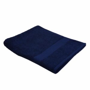 Toalla De Baño Clásica Azul Profundo FREE HOME 140 X 70 Cm