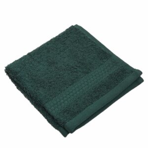 Toalla De Cara Clásica Verde Oscuro FREE HOME 30 X 30 Cm