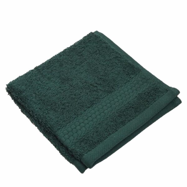 Toalla De Cara Clásica Verde Oscuro FREE HOME 30 X 30 Cm