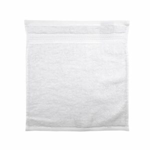 Toalla Para Cara Blanco 580 G/M² 100% Algodón FREE HOME 30 X 30 Cm