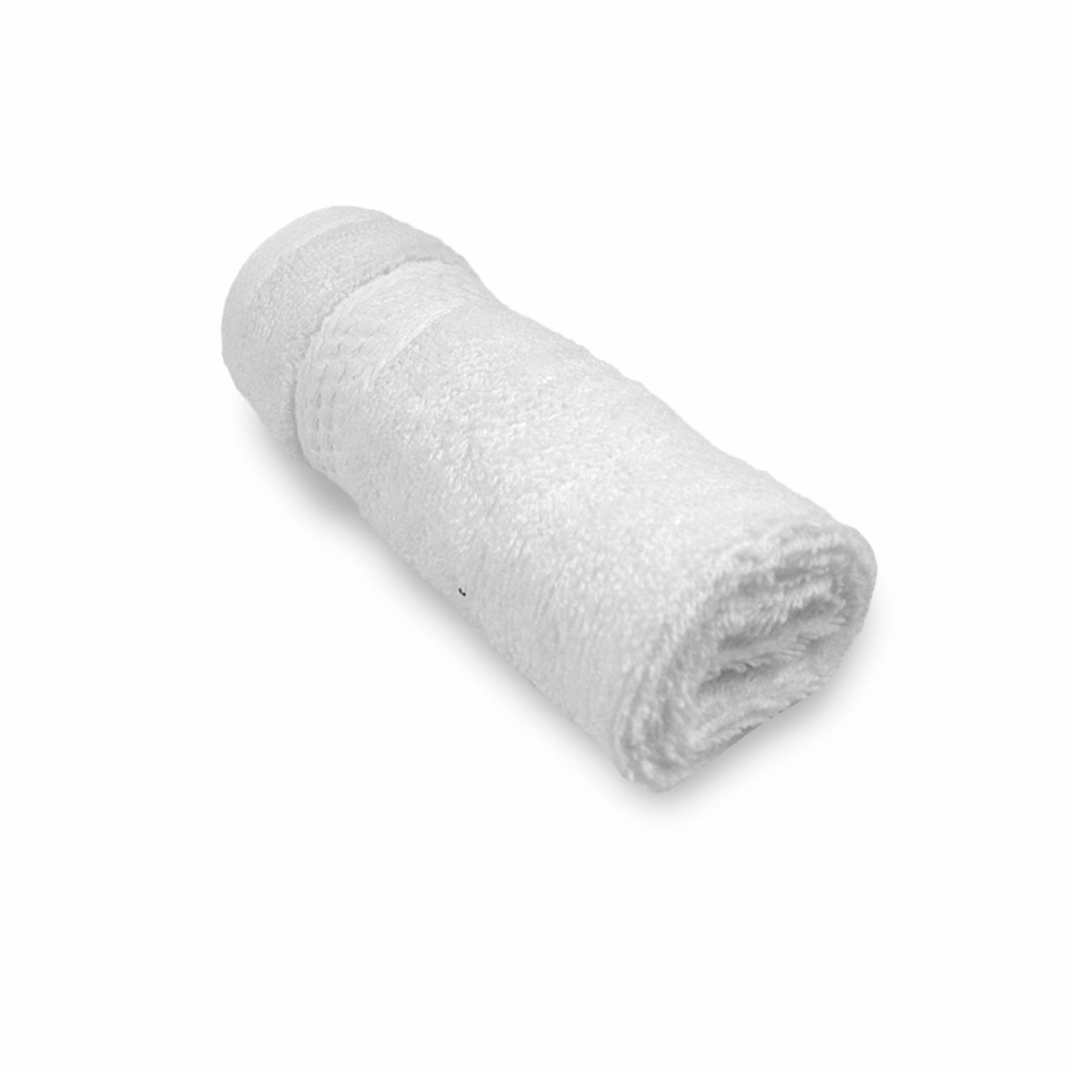 Toalla Para Cara Blanco 580 G/M² 100% Algodón FREE HOME 30 X 30 Cm - Imagen 5