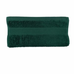 Toalla De Tocador Verde Oscuro 580 G/M² 100% Algodón FREE HOME 70 X 40 Cm