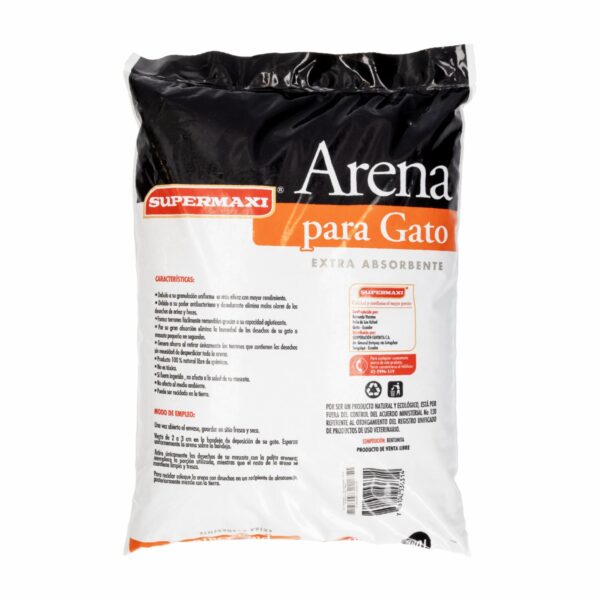 Arena Para Gatos Para Gatos SUPERMAXI 10 Kg - Imagen 2