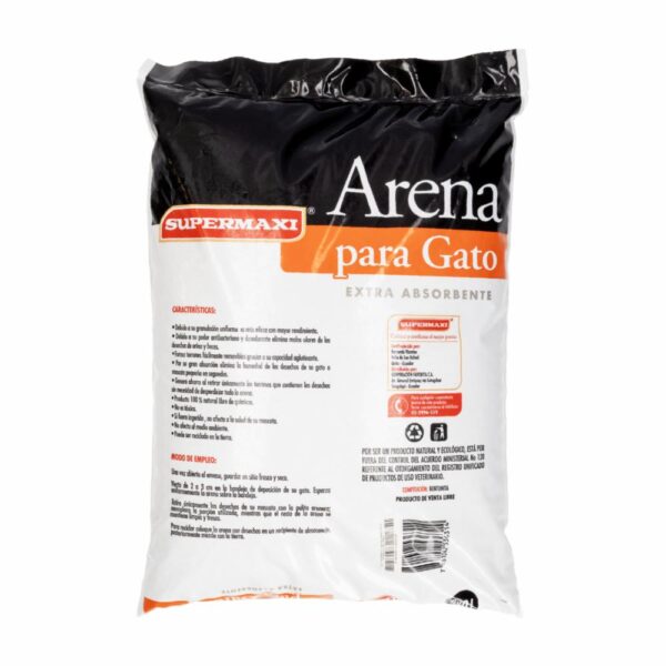 Arena Para Gatos Para Gatos SUPERMAXI 10 Kg - Imagen 2