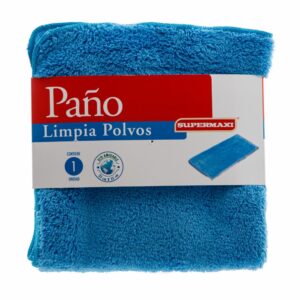 Paño Limpia Polvo Azul SUPERMAXI 35 X 35 Cm
