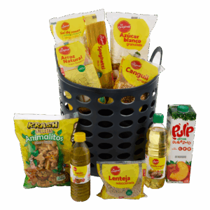 Funda Navideña De Abarrotes AKÍ 10 Productos