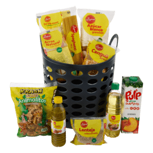 Canasta Navideña De Abarrotes AKÍ 10 Productos