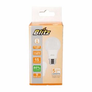 Foco Led Value Luz Cálida De 9W/830 BLITZ Unidad