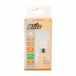 Foco Led Value Luz Cálida De 9W/830 BLÍTZ Unidad