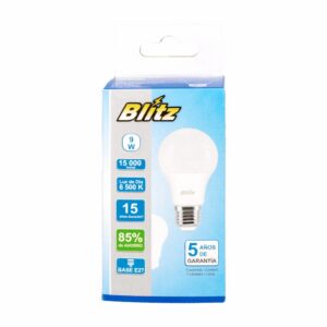 Foco Led Value Luz Blanco De 9W/865 BLÍTZ Unidad