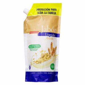Jabón Antibacterial De Avena Doy Pack SUPERMAXI 500 Ml
