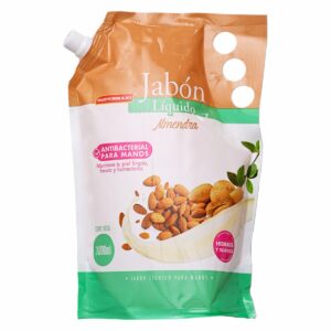 Jabón Líquido Para Manos Antibacterial De Almendras SUPERMAXI Doypack 1000 Ml