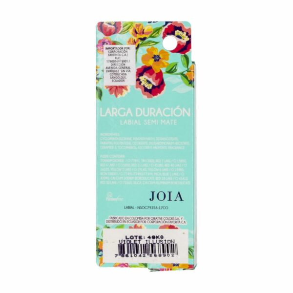 Labial Violet Illusion JOIA Unidad - Imagen 2