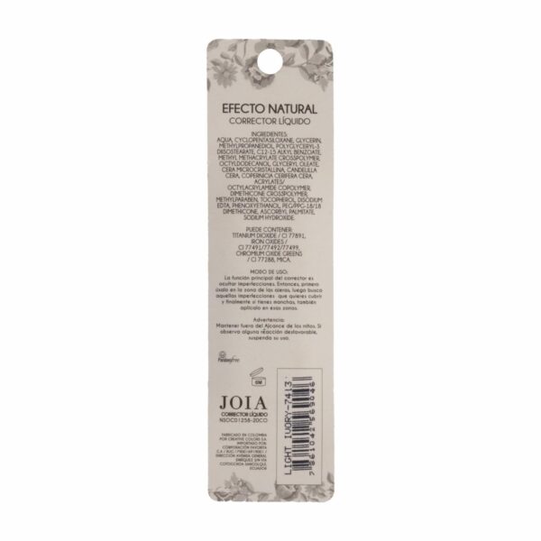 Corrector Líquido Light Ivory JOIA Unidad - Imagen 2