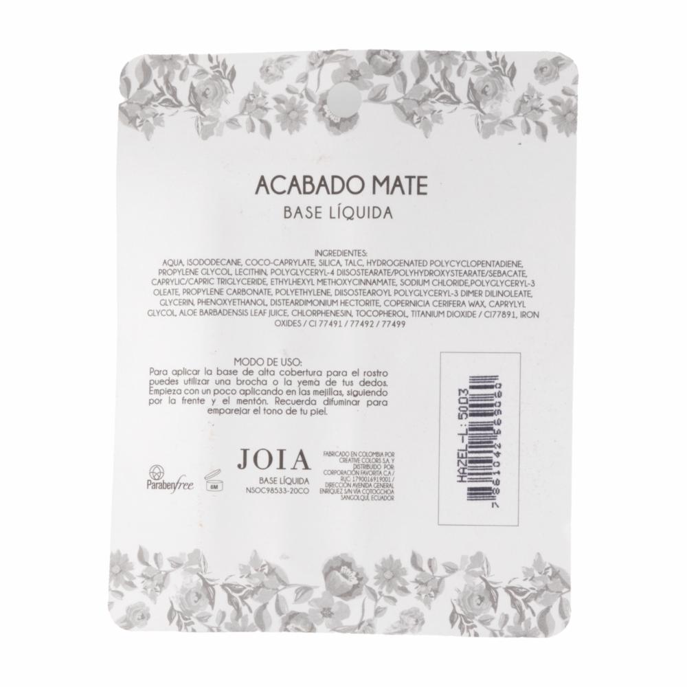 Base Líquida Hazel JOIA Unidad - Imagen 2