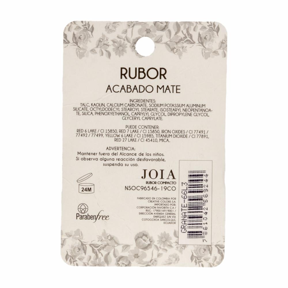 Rubor Tono Granate JOIA Unidad - Imagen 2