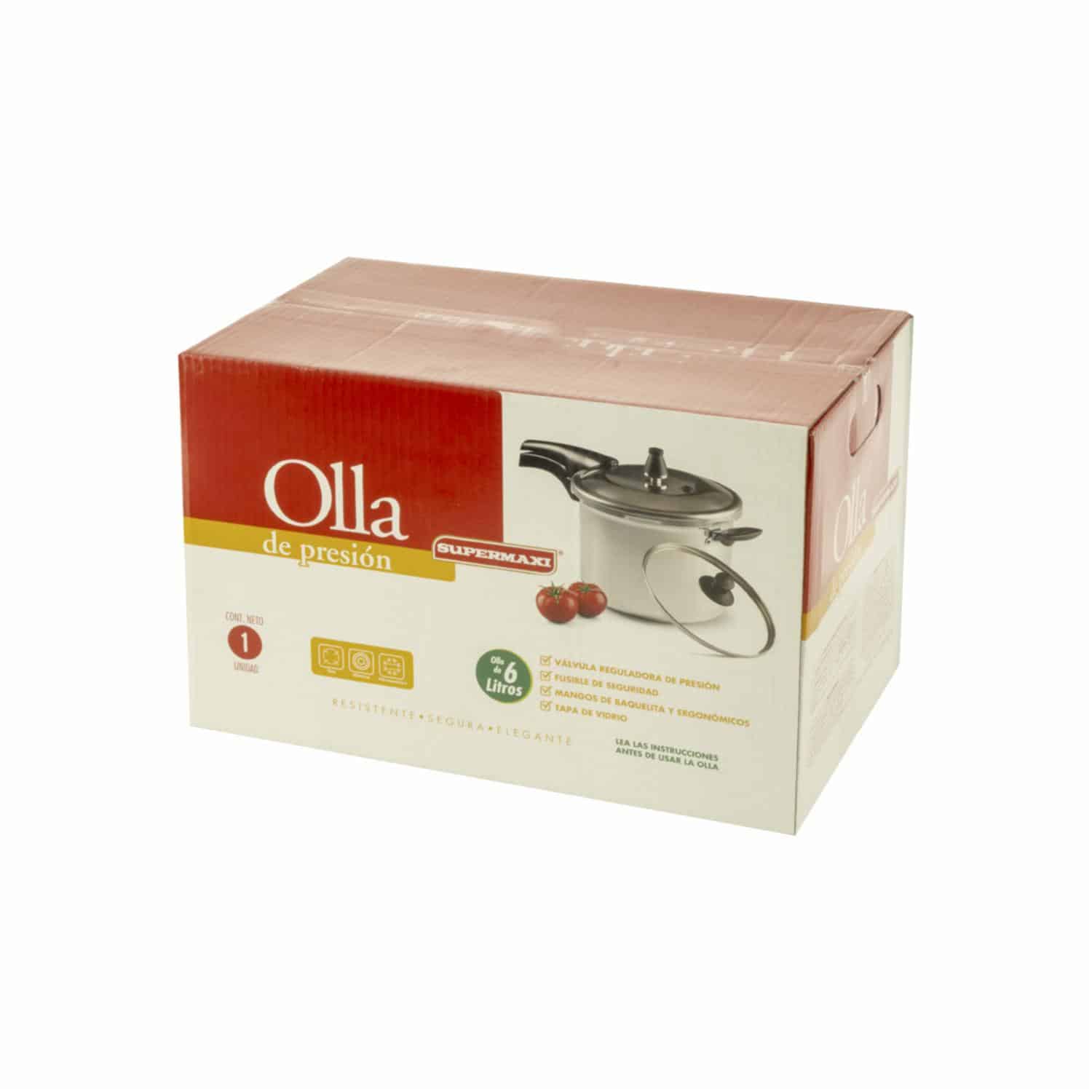 Olla De Presión Práctica SUPERMAXI 6 Litros - Imagen 4