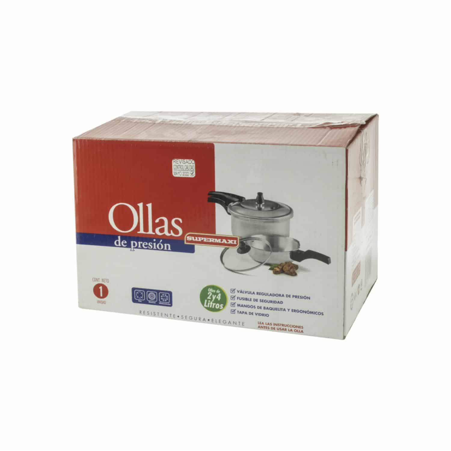 Ollas De Presión Combo Práctica SUPERMAXI 2 Litros Y 4 Litros - Imagen 4