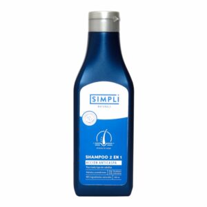 Shampoo Capilar 2 En 1 Anticaspa SIMPLI 400 Ml