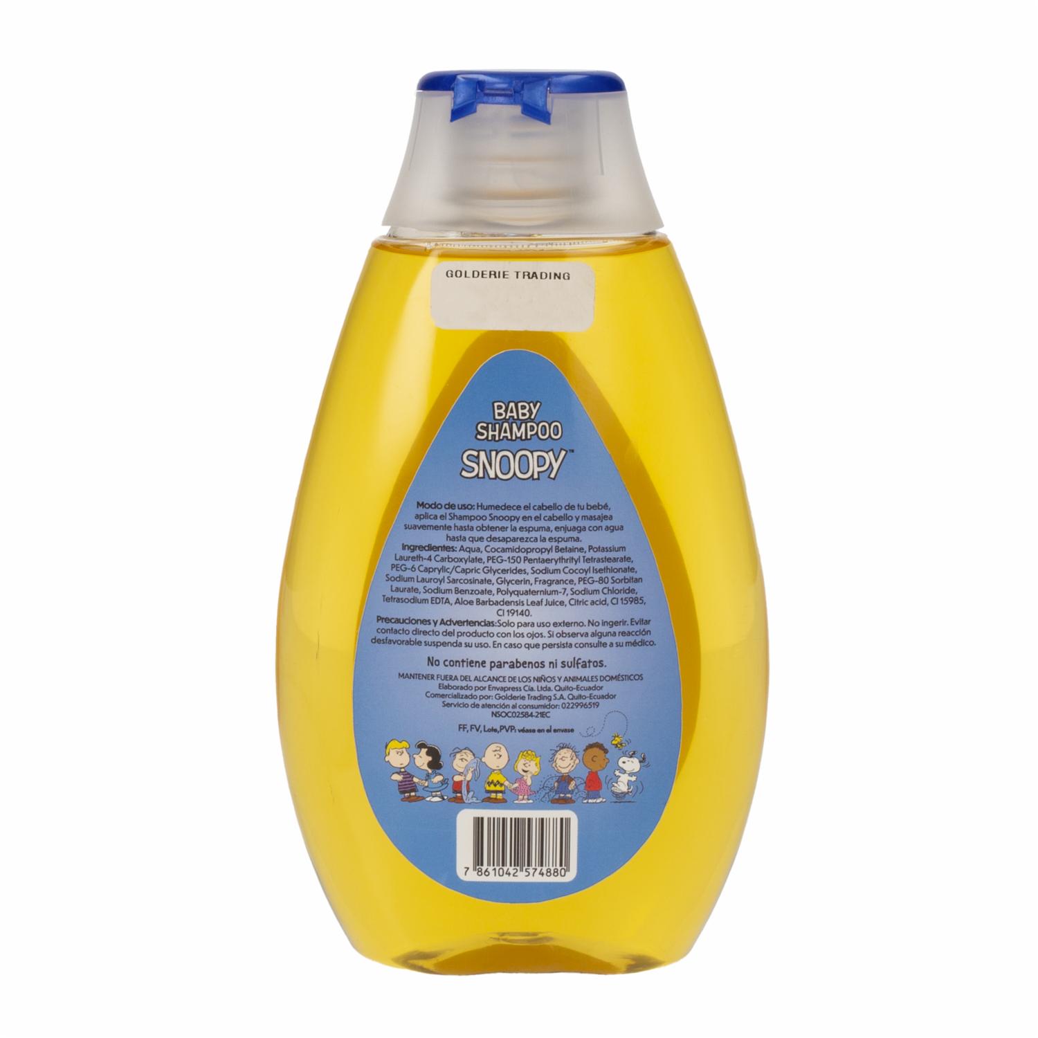 Shampoo De Manzanilla Libre Lágrimas PEANUTS 400 Ml - Imagen 2