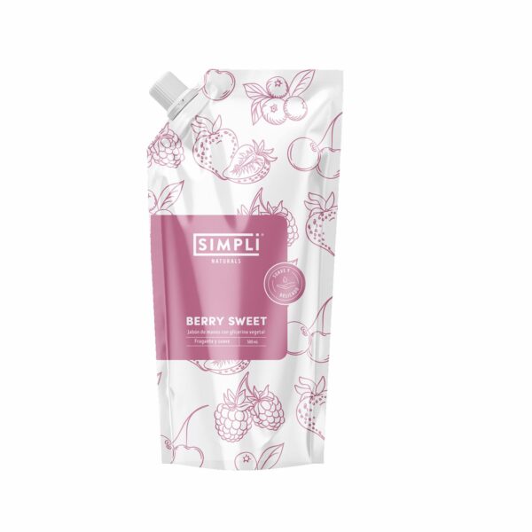Jabón Líquido Berry Sweet SIMPLI 500 Ml