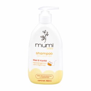 Shampoo Baby Con Miel Y Karité Para Cabello Claro MUMI 400 Ml