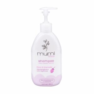 Shampoo Baby Con Mora Y Granada Para Cabello Oscuro MUMI 400 Ml