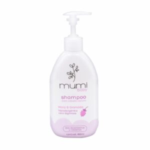 Shampoo Baby Con Mora Y Granada Para Cabello Oscuro MUMI 400 Ml