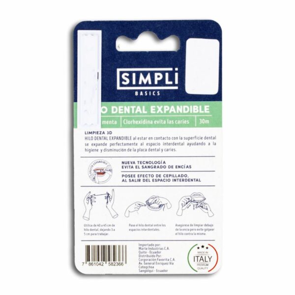 Hilo Dental Expandible SIMPLI 30 Metros - Imagen 2