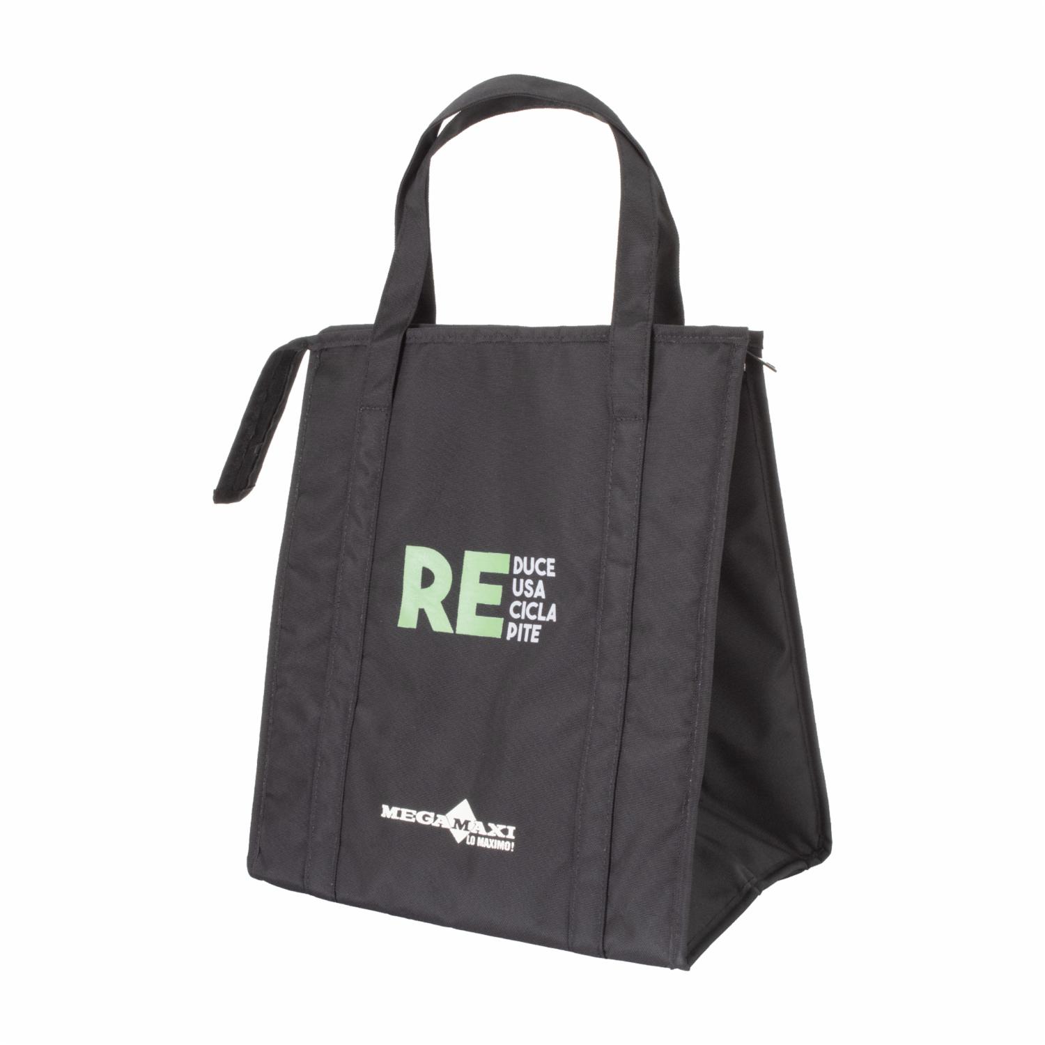 Bolsa Térmica Negra SUPERMAXI 39X33X25 CM - Imagen 2