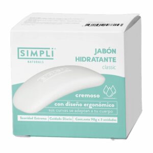Jabón En Barra Humectante Cremoso SIMPLI 3X90 G