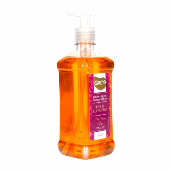 Jabón Líquido Antibacterial Fragancia Tea & Flowers GAMA 500 Ml - Imagen 3