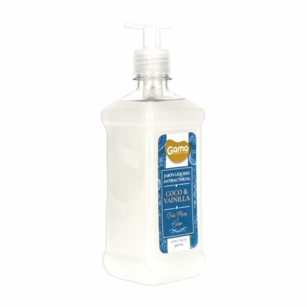 Jabón Líquido Antibacterial Fragancia A Coco Y Vainilla GAMA 500 Ml - Imagen 3