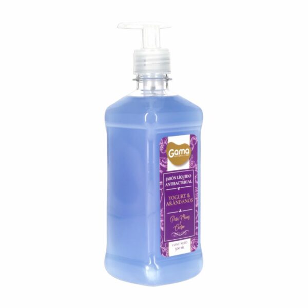 Jabón Líquido Antibacterial Fragancia De Yogurt Y Arándanos GAMA 500 Ml - Imagen 3